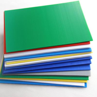 China Good Heat Resistance Eco - Friendly Plastic Sheets Lightest Thermoplastic Materials PP Corrugated Sheet for sale