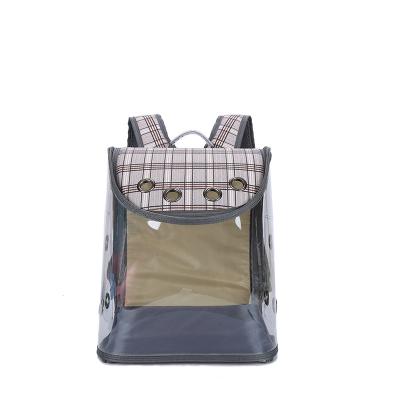 China Viable Hot New Product Expandable Pet Carrier Backpack Three Sided Transparent Pet Backpack Pet Travel Backpack for sale