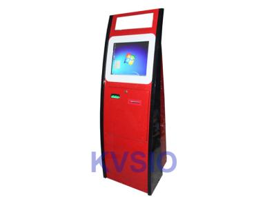 China Self Service Bill Payment Kiosk Infrared / Capacity Touch Screen With Receipt Printer for sale