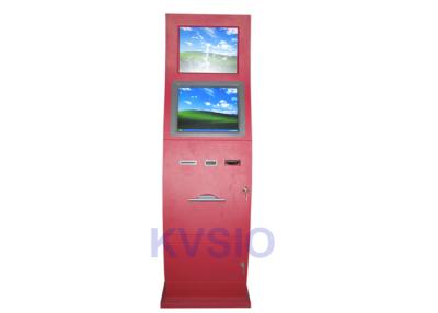 China A4 Laser Printer Bill Payment Kiosk 300 Lumens/M2 Brightness Monitor 17 19 Inch for sale