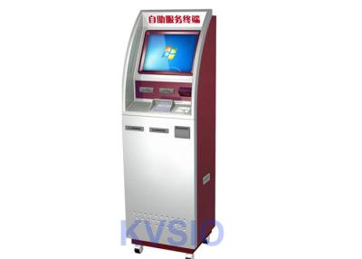 China High Reading Speed Cash Acceptor Kiosk , Card Dispenser Machine Shorter Wait Times for sale