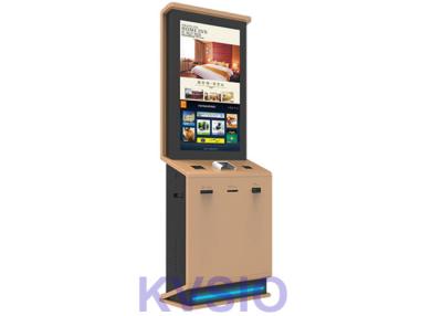 China Modern Shape Hotel Boarding Pass Kiosk Hard Disk 500G Storage With Strong Lock System for sale