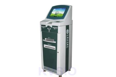 China A4 Laser Printer Card Dispenser Kiosk 1.5mm Premium Steel Enclosure Material for sale