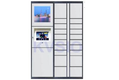 China Retail Supermarket Package Locker Systems , Smart Parcel Lockers SS Enclosure Material for sale