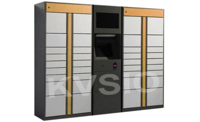 China Interactive Storage Parcel Delivery Lockers Anti Vandalism 17 / 19 Inch Monitor Size for sale