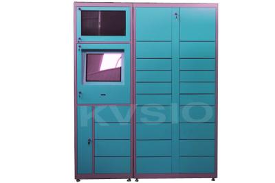 China Dual Screen Electronic Delivery Lockers , Post Parcel Locker User Friendly for sale