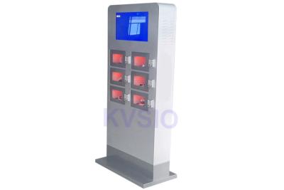 China Airport / Shopping Mall Mobile Charging Station Kiosk Custom Logo Printing for sale