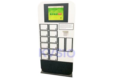 China High Security Mobile Phone Charging Kiosk With 2 Tablet Charging Lockers for sale