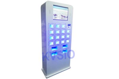 China Railway Station Mobile Phone Charging Kiosk High Accuracy With 19 Charging Lockers for sale