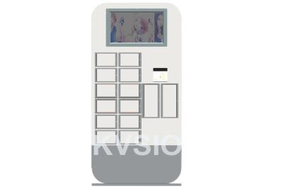 China Hotel / Airport Mobile Phone Charging Kiosk 14 Charging Lockers Design for sale