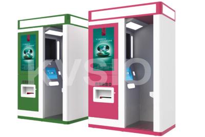 China Interactive Touch Screen Kiosk Photo Booth , Payment Kiosk System Powder Coating for sale