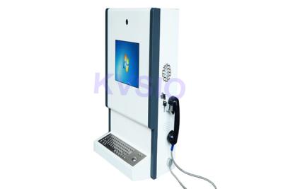 China Novel Shape Self Check In Kiosk , Cash Payment Kiosk Excellent Accuracy for sale