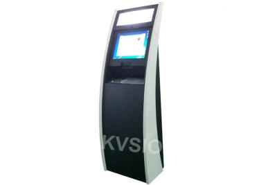 China Automated Credit Card Payment  Interactive Information Kiosk With Metal Keyboard / Webcam for sale