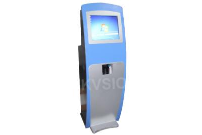 China Anti Corrosion Interactive Information Kiosk Easy Operation With Card Dispenser / Printer for sale