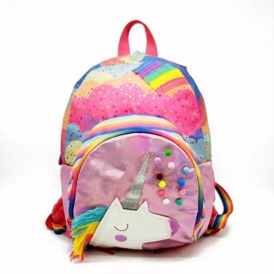 China Unicorn Backpack School Bags 2022 New Cartoon Mochila Waterproof Unicorn Kids Backpack Travel Convenient For Primary Students for sale