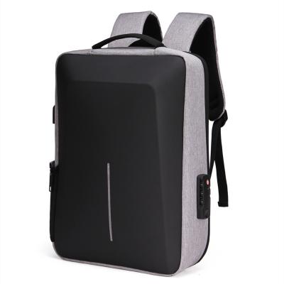 China With USB manufacturers wholesale hard shell backpack 2022 new men's management computer bag fashion the backpack can do LOGO for sale