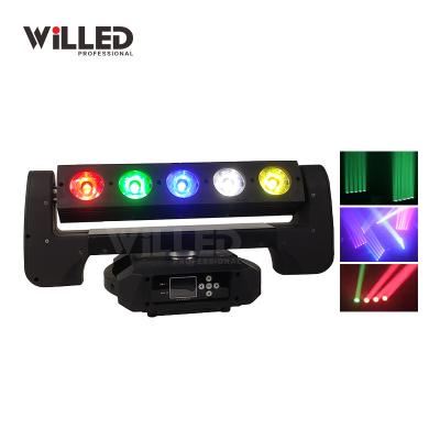 China 85% optical efficiency 67 millimeter PMMA optics newcomer pixel 4in1 dj control 5pcs 40w rgbw disco LED bar light person led beam moving head sharpy for sale