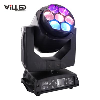 China Bee Eye 7*15W RGBW 4IN1 DMX Moving Head LED Bee Light Individual Beam Zoom Wash Concert Pixel Control for sale