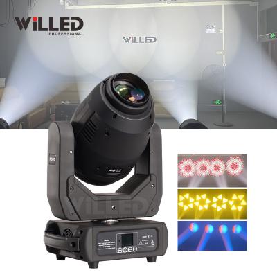 China Concert DJ disco 250w buzz stage light bsw 250 beam moving head wash led moving head for wedding event party for sale