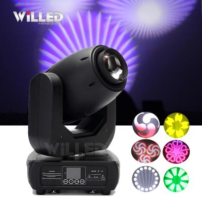 China Professional Concert DJ Stage Light Led Prism Gobo Effect Beam 150W Sharpy Spot Moving Head Light for sale