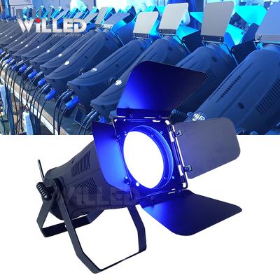 China Theater Spot Led Stage Par Lights Rgbw 150W 200w Led Cob Studio Fresnel Light For Theater Party Light for sale