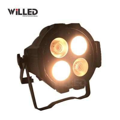 China Hot sale concert stage light DJ equipment led cob light ww/cw 4*50W RGB DMX 200W cob par led for sale