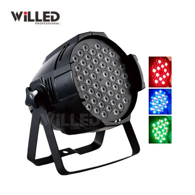 China Cheap concert par led 54x3 rgb stage light wedding rgbw par light 54*3w led for sale