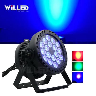 China New Ip65 18x 10w Rgbwa DJ Concert Lights Disco DMX Par64 180w Outdoor UV Waterproof Led Light New For Outdoor Party Light for sale