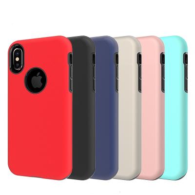 China Colorful Amazon top sales phone tpu accessory PC hybrid shockproof armor phone case for iphone xs case for sale