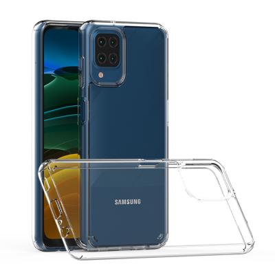 China Anti-fall best selling crystal transparent acrylic soft tpu phone case for samsung galaxy A12 A02S A21S M51 for sale