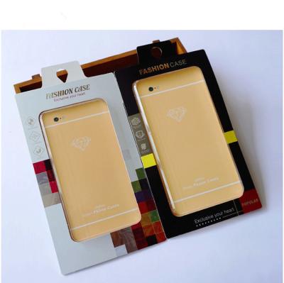 China Recyclable Hot Sale Cell Phone Case Papers Transparent PVC Retail Box Packaging for sale