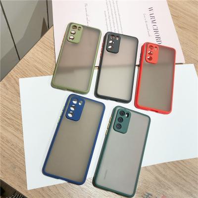 China Senlancase Anti Fingerprint Matte Scrub Light Weight TPU PC Colorful Camera Case Protective Cell Phone Case For Huawei P40 pro for sale