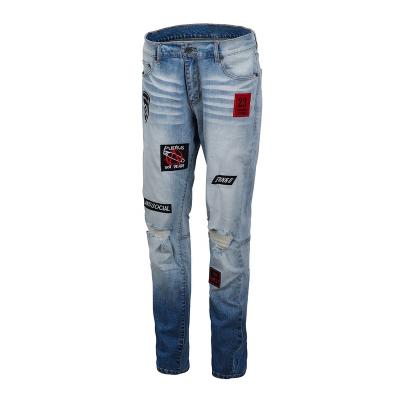 China Wholesale Thin Breathable Slim Fit Fashion Latest Style OEM Elasticity Denim Pants Casual Jeans For Men for sale