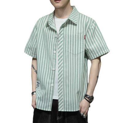 China 2022 Factory New Quick Dry Custom Style Short Sleeve Solid Color Stylish Shirt For Men for sale