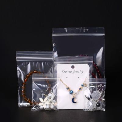 China Moisture Proof 100Pcs~500Pcs/Bag Self Sealed Plastic Jewlery Bag Packaging for sale