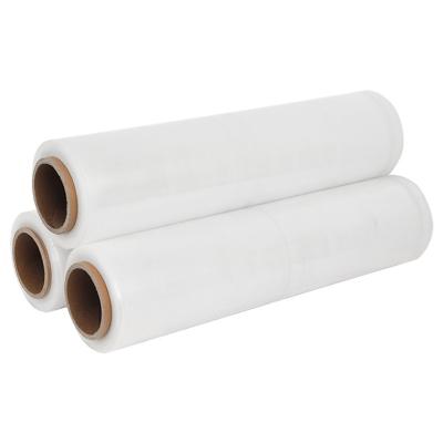 China Moisture Proof First-hand Price Wholesale Manual Thickness Paper Core Pe Pallet Stretch Film for sale