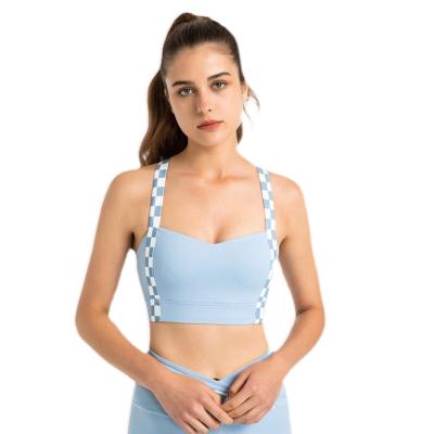 China Wholesale High Intensity Sexy Crop Top Women's Activewear Women's Fitness Yoga Bra Breathable Sports Bra for sale