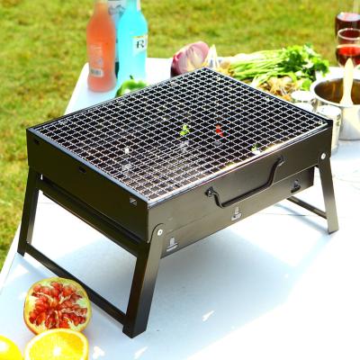 China 2020 Best Selling Easily Assembled Cheap Garden BBQ Grill Folding Outdoor Charcoal Smoker Imported Portable Charcoal Grill for sale