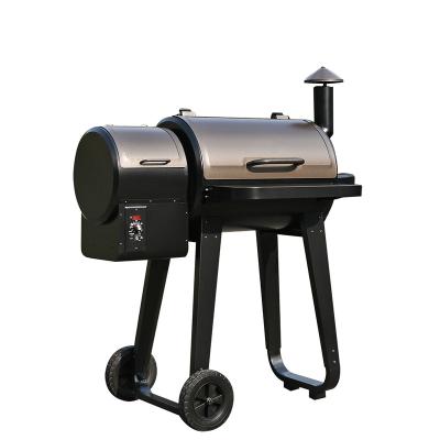 China SELOWO'S New Design Easily Compiled Luxury BBQ Hot Selling Wood Pellet Smoker Grill Grills With A Cart Cart For Outdoor Cooking for sale