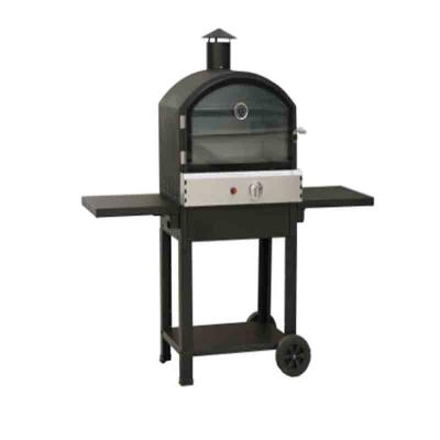 China Easily Assembled Wood Fired Woodfired Pizza Oven OEM Outdoor Pizza Oven Charcoal Big Round Table Top Stovetop Pizza Oven for sale