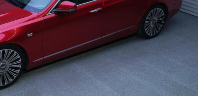 China Glossy Red color-changing Vinyl Car Wrap for sale