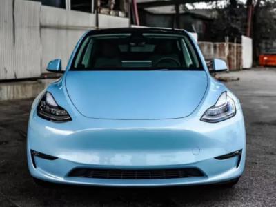 Cina Approvazione dello SGS di iso dell'involucro dell'automobile del vinile della stampa di Tesla del blu di perla in vendita