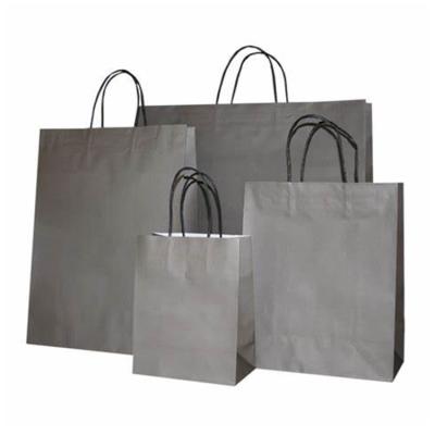 China Customer logo takeaway personalized packing paper carry bags with handles for sale