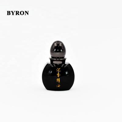 China Personal Care Essential Oil Bottle Perfume Bottle Small Black 6ml for sale