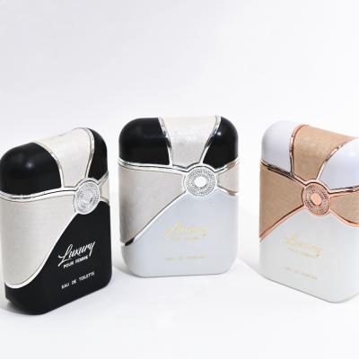 China Personal Care Ready To Ship Cylinder Crimp 50ml Spray Glass Empty Perfume Bottle In Stock for sale