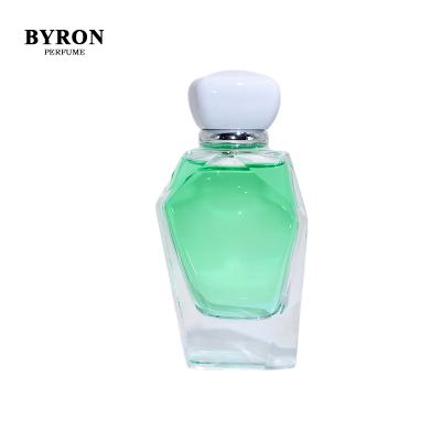 China Personal Care Hot Sales Shape Glass Perfume Bottle Multilateral 50ml 100ml Glass Perfume Bottle for sale