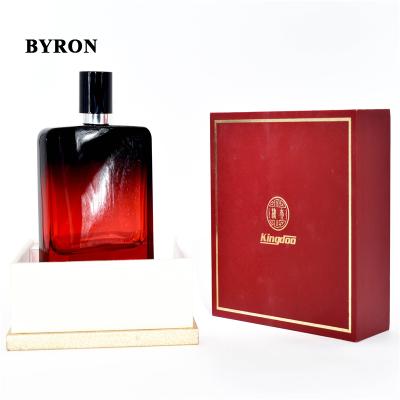 China 2021 Empty Personal Care High Quality Transparent OEM Colors 100ml Glass Perfume Bottle With Gift Box Pump Spraye for sale