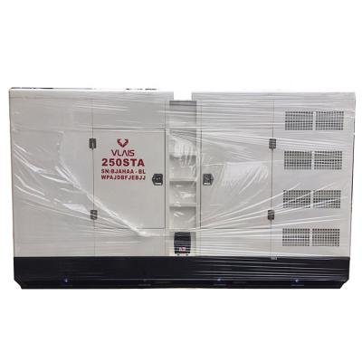 China 200KVA/250KW with silent Ricardo engine start generators factory supply 380L hotel use full automatic automatic power for sale