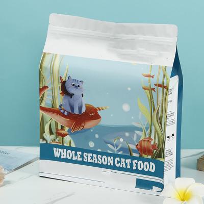 China Custom Recyclable Printed Recyclable Plastic Moisture Proof Pet Bag Zip Lock Cat Dog Pet Food Packaging Bags for sale