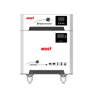 China Europe Home All In One 5.2KW Solar Station 12KWH LiFePO4 Off-Grid Battery Inbuilt Solar System for sale